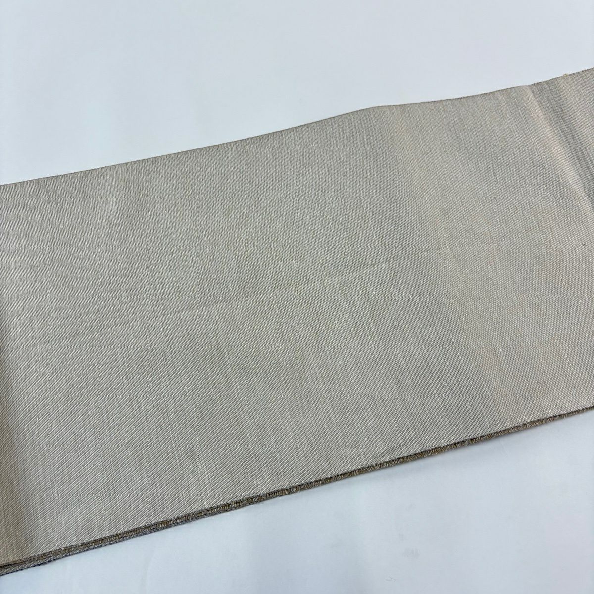 【美品】 袋帶 秀品級 霞 抹茶 深藍色 お太鼓圖案 純蠶絲