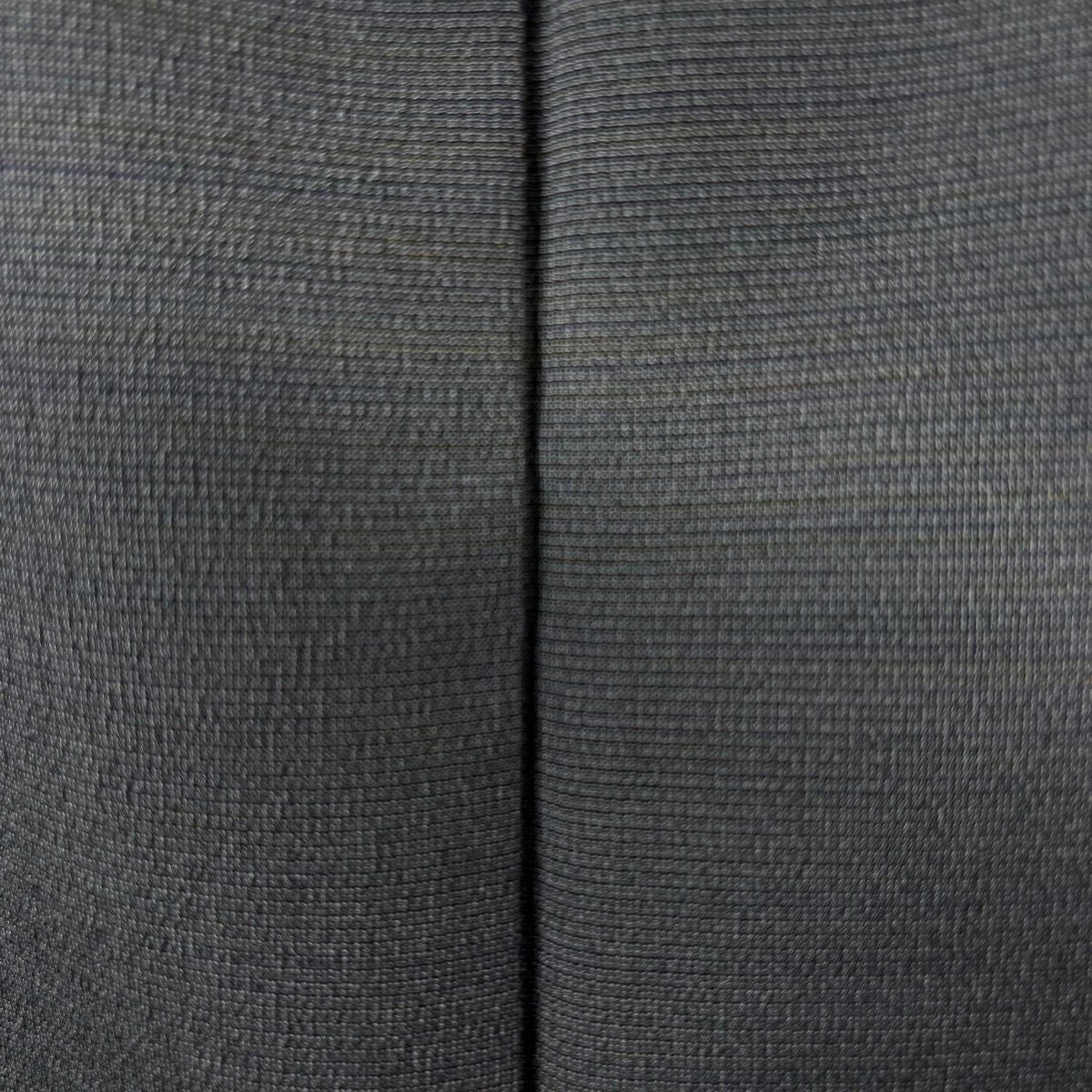 【美品】訪問服 身長155.5cm 袖長63.5cm S 雙層 お召地 雪中的絹 來自山田織 有落款 有證書 霞 黑灰 純蠶絲 逸品級