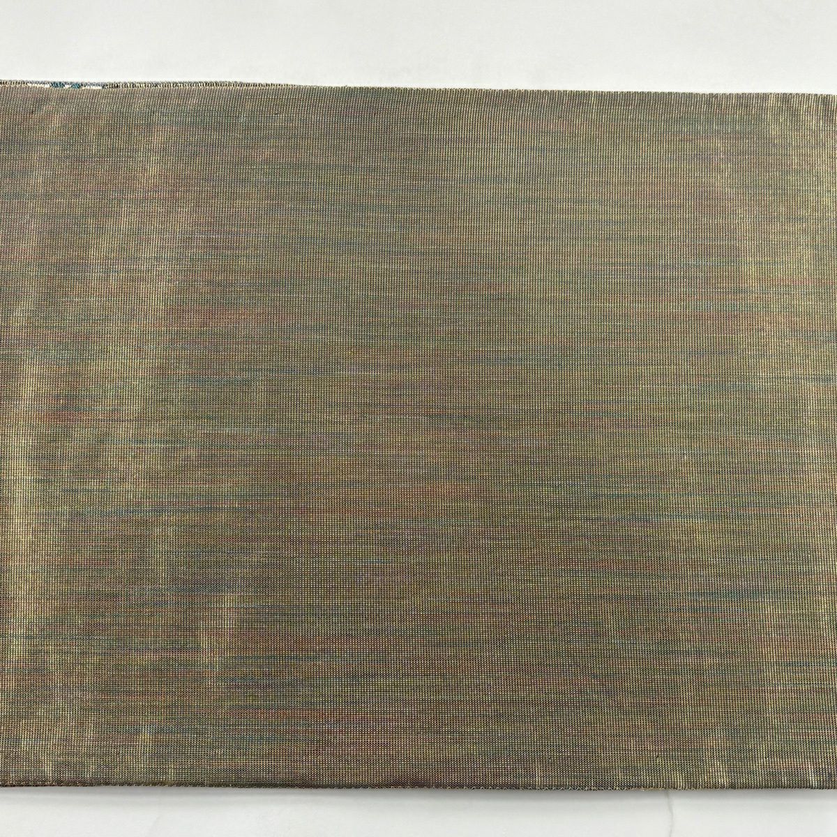 【美品】 袋帶 逸品級 附有落款 鳥 樹木 金絲 金金箔 金色 六通 純蠶絲