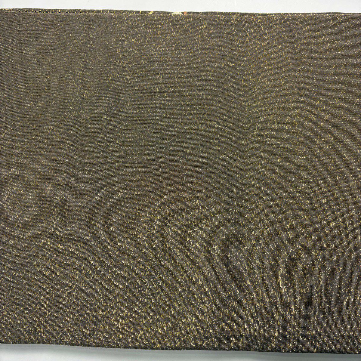 袋帶 逸品級 花 松樹竹子梅花 刺繡 金銀彩 金茶 六通 純蠶絲