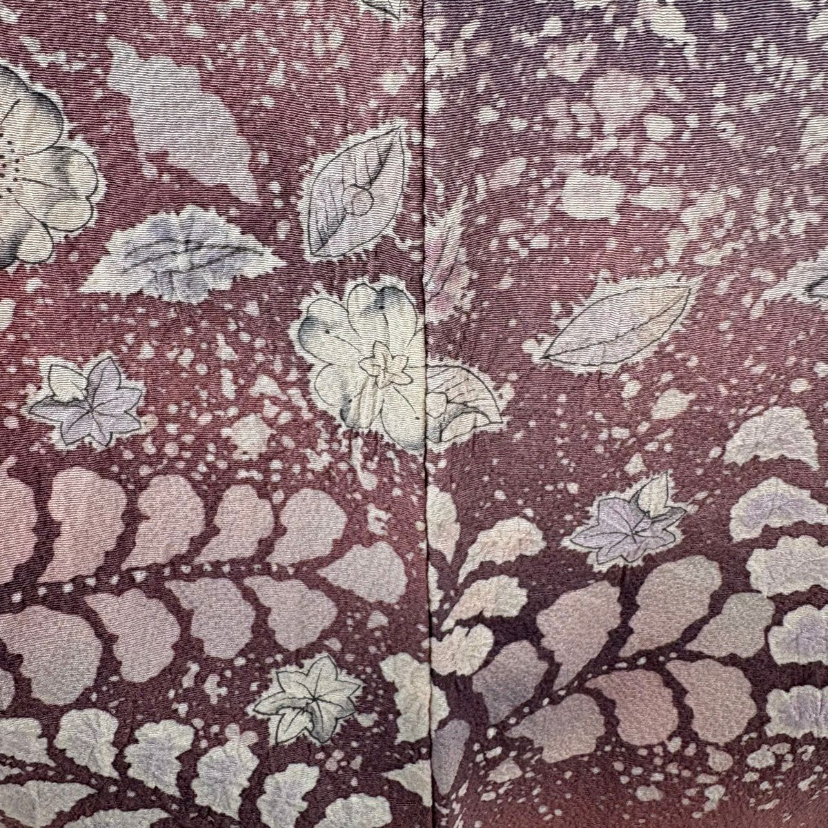 訪問服 身長165.5cm 袖長64cm M 雙層 翠山工房 落款あり 辻花染 漸層 粉紅 純蠶絲 逸品級