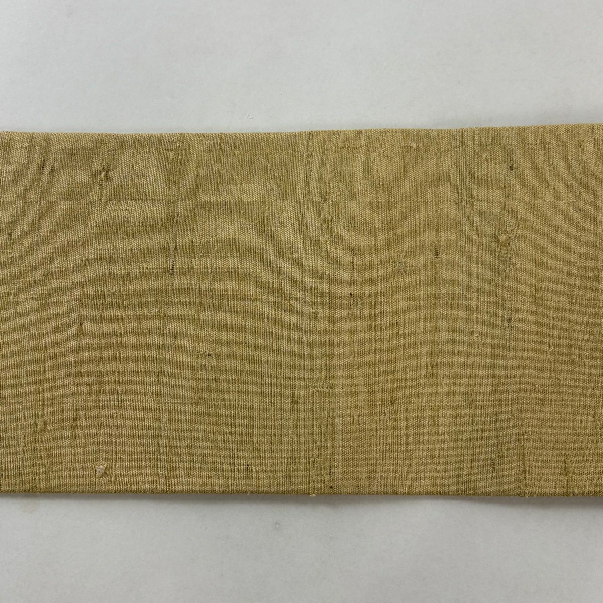 【美品】 名古屋帶 名品級 辻村ジュサブロー 紬織織 蕪 淺米色 純蠶絲