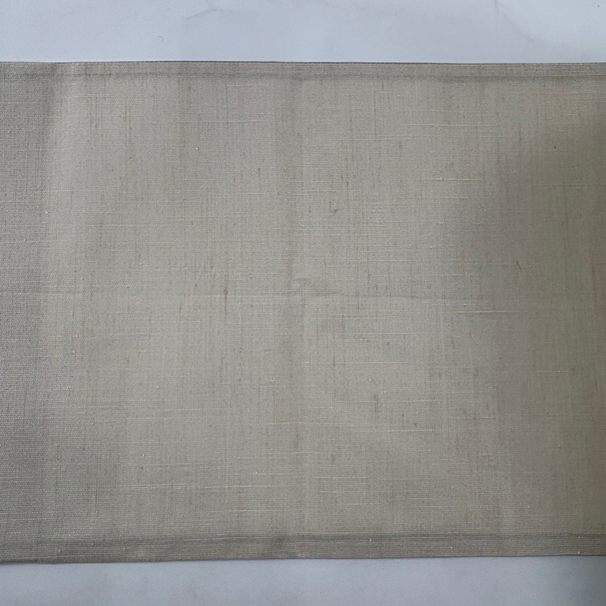 【美品】 袋帶 逸品級 風神 灰 深藍色 正蠶絲