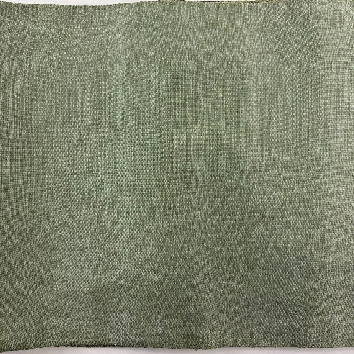 【美品】 袋帶 秀品級 樹木 葉紋 金銀線 黃綠 素材 純蠶絲