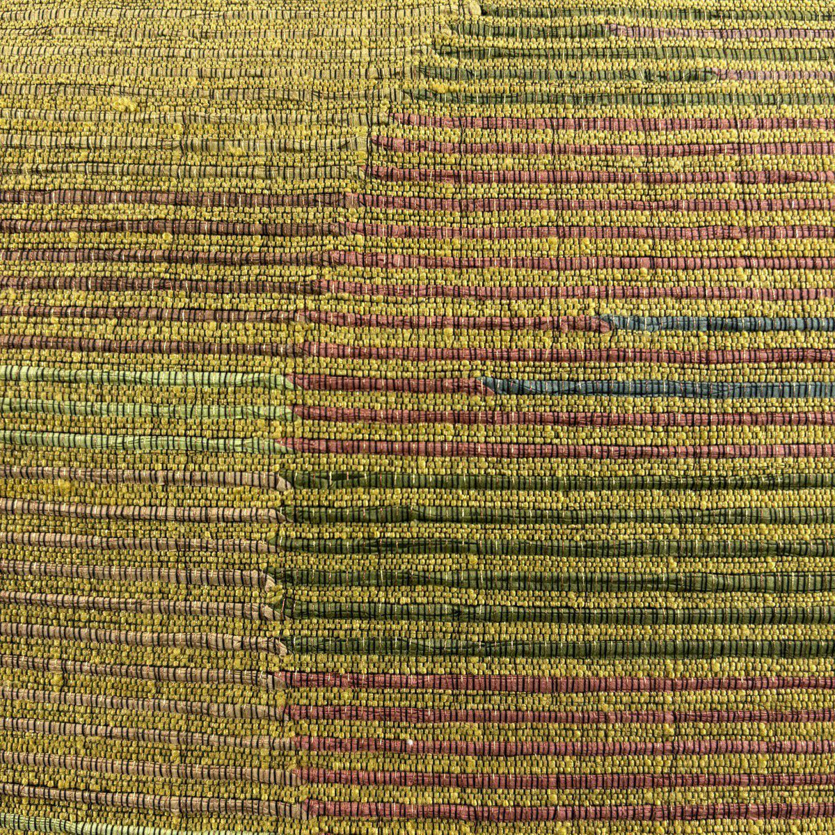 【美品】 名古屋帶 優品級 證書附帶 八寸名古屋帶 松樹葉仕立 紬織織地 縞紋 金絲 黃土色 純蠶絲
