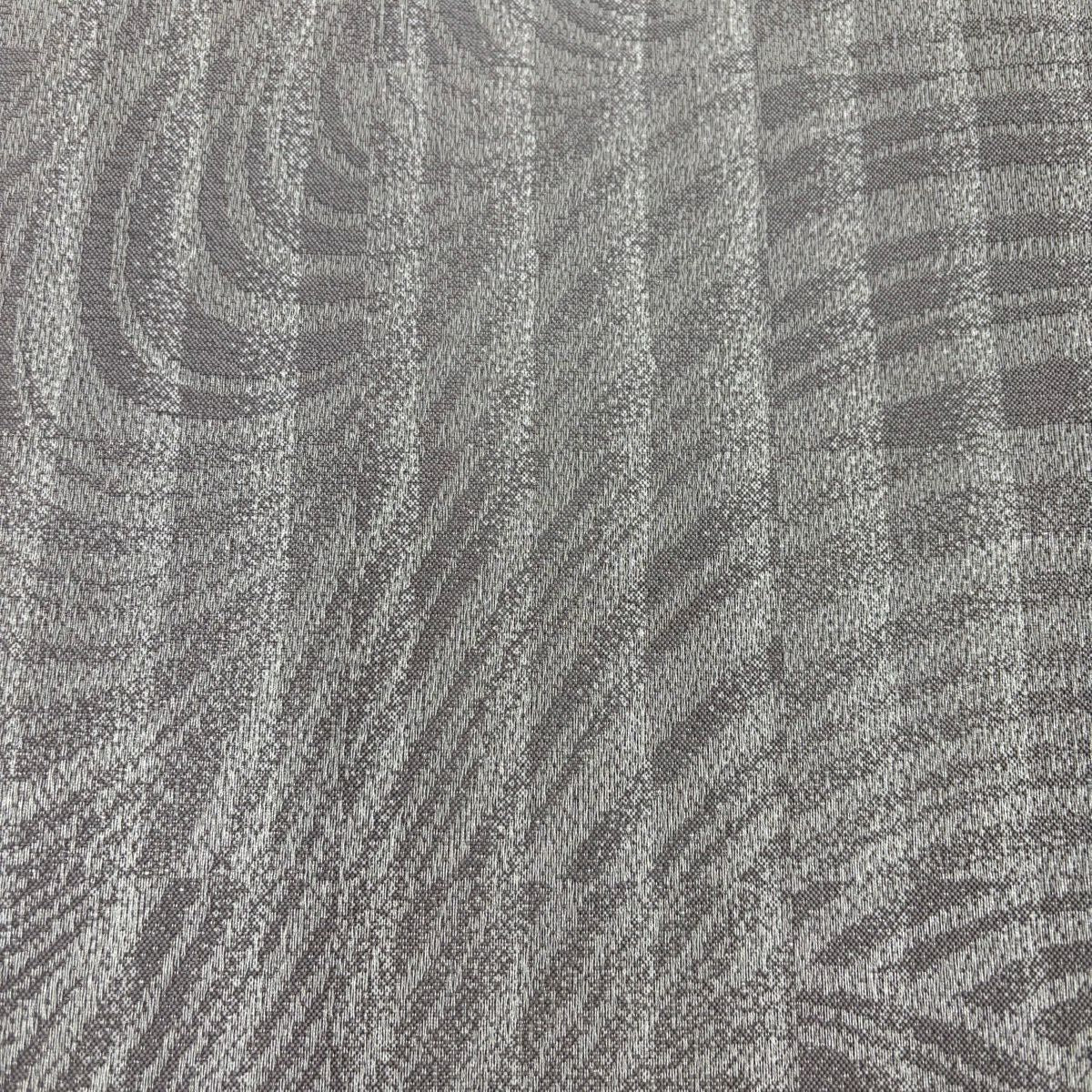 【美品】訪問服 身長159cm 袖長65.5cm M 雙層 袋帶套裝 大島紬織地 證書齊全 辻花染圖案 道長取 絞染 灰色 純蠶絲 優品級
