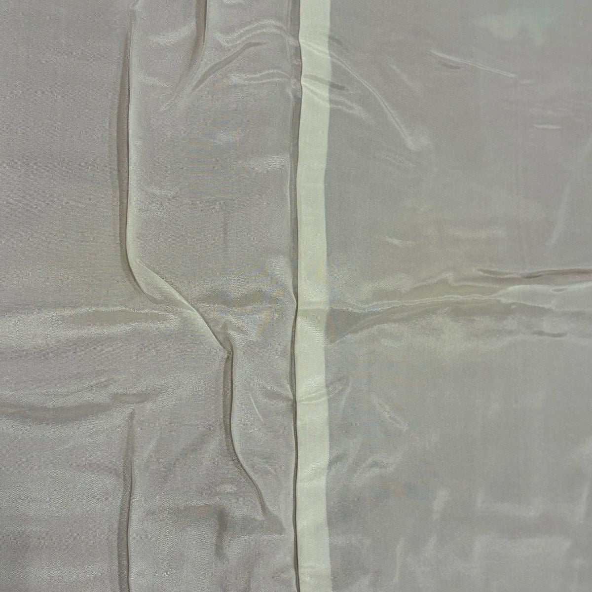 訪問服 身長153cm 袖長64.5cm M 雙層 落款有 風景 建物 漸層 粉米色 純蠶絲 優品級 一個紋