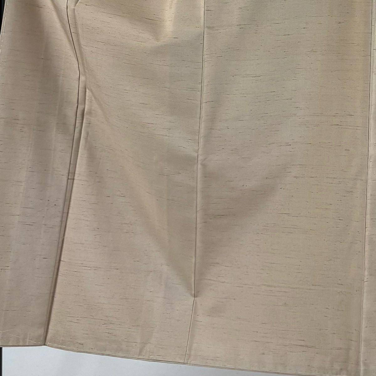 【美品】 紬織 身長150cm 袖長63cm S 雙層 落款あり 證書あり 加賀梅花染 薄茶 純蠶絲 名品級