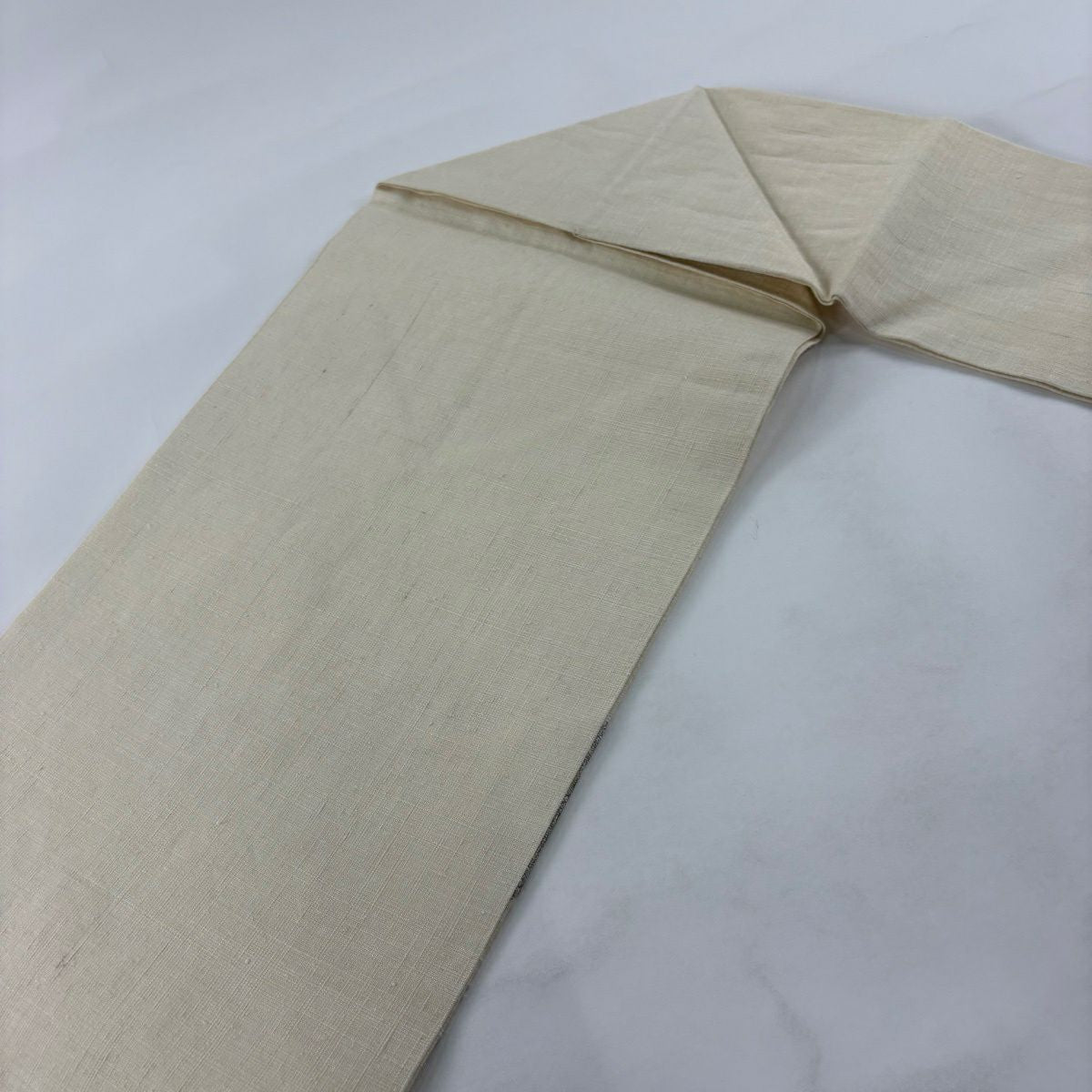 【美品】名古屋帶 名品級 紬織織 鹿 草花紋紋 金金箔 金銀彩 米色 純蠶絲