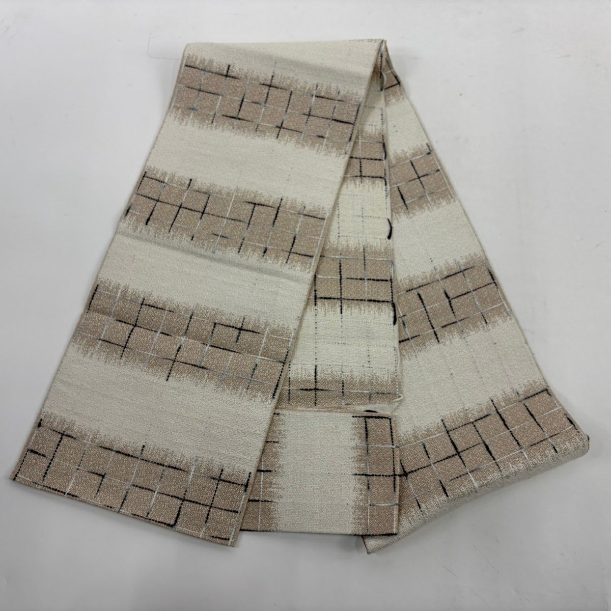 【美品】 紬織 身長167.5cm 袖長66cm M 雙層 名古屋帶套裝 證書齊全 淺紫 純蠶絲 優品級