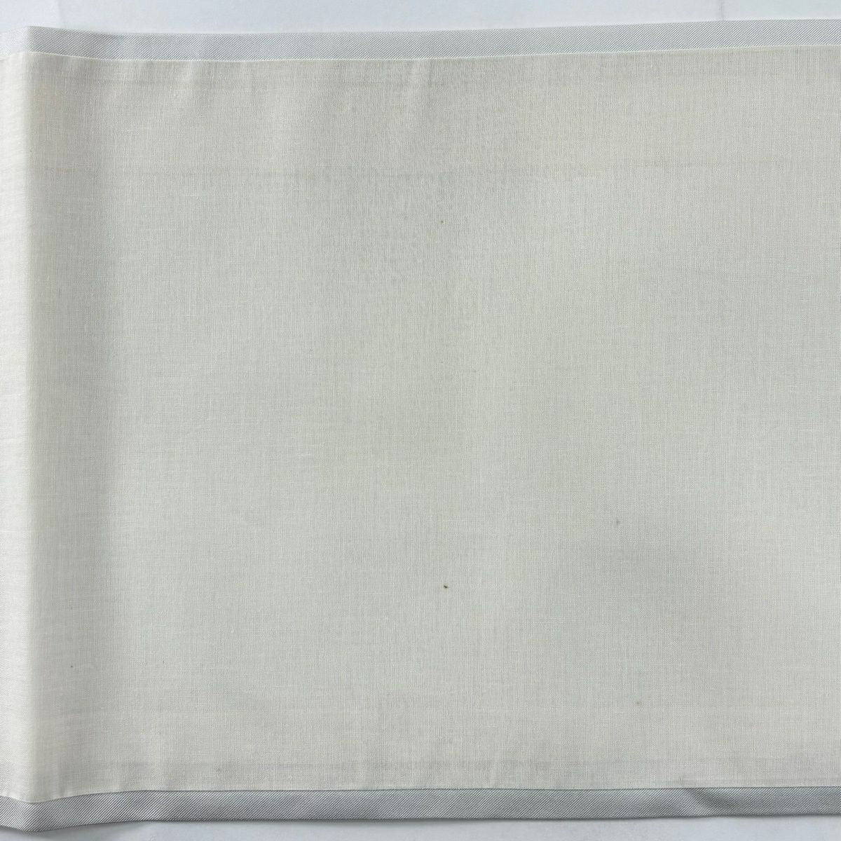 開口名古屋帶 秀品級 色紙 菊花花 金銀彩 刺繡 灰色 純蠶絲