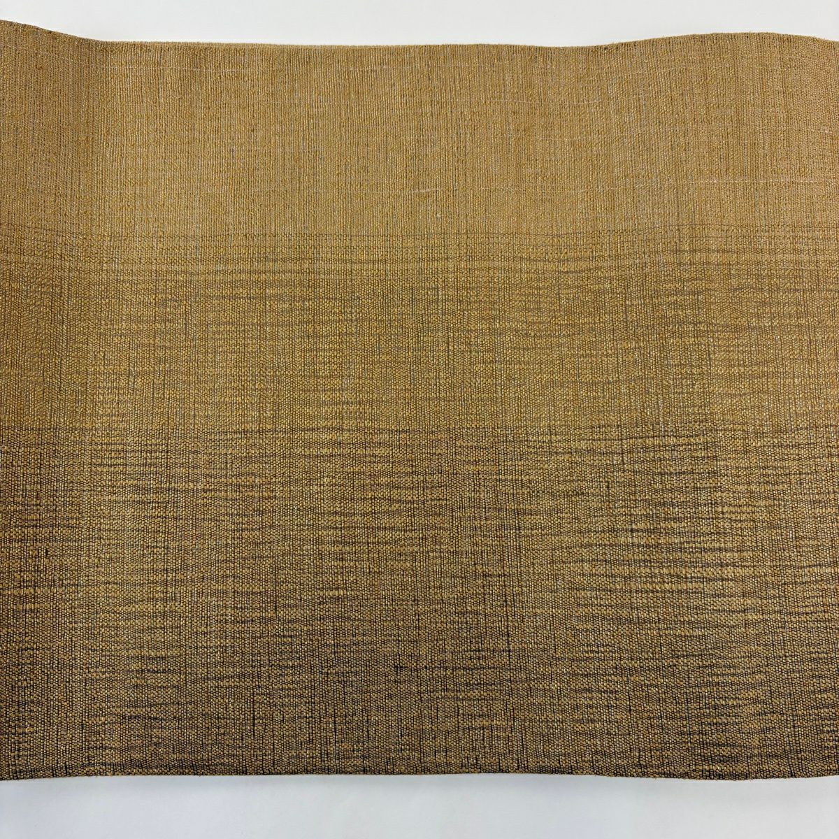 【美品】 袋帶 秀品級 波 菱 金銀彩 金金箔 淺茶 細帶圖案 純蠶絲
