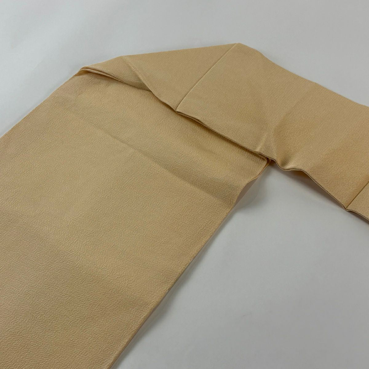 【美品】名古屋帶 秀品級 辻花染 薄橙 純蠶絲