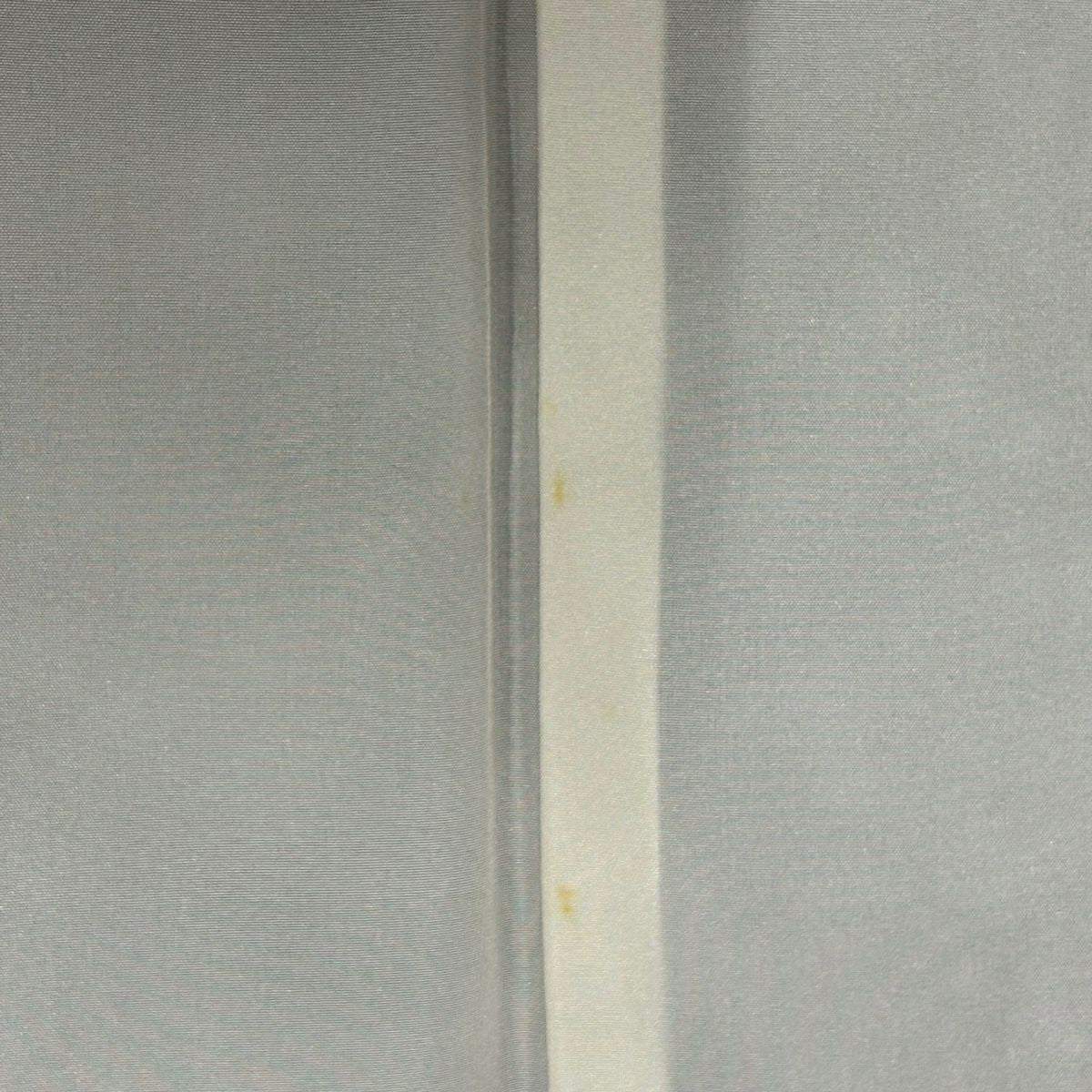 【美品】 小紋 身長164.5cm 袖長65cm M 雙層 草花紋紋 松樹皮菱 漸層 青灰色 純蠶絲 優品級