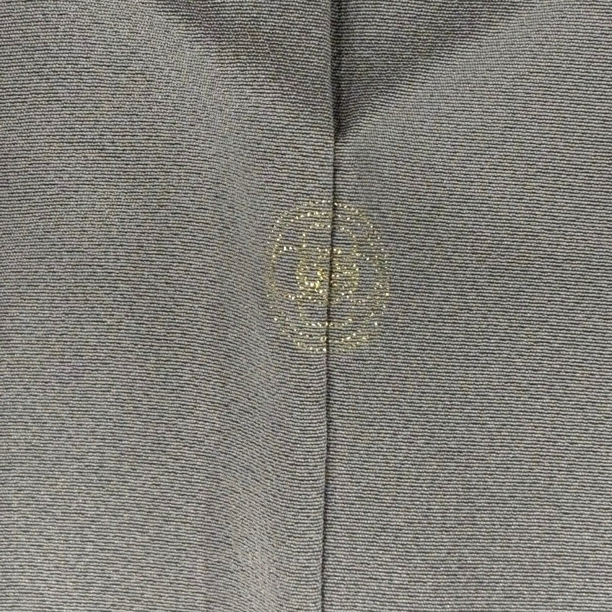 訪問服 身長155.5cm 袖長63cm S 雙層 牡丹 橘 金糸 刺繡 灰紫 純蠶絲 秀品級 一つ紋