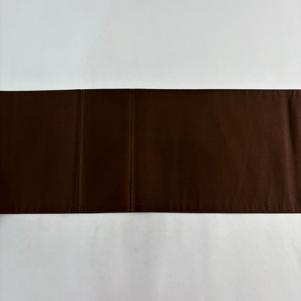 【美品】 袋帶 秀品級 花菱 華紋 金糸 金金箔 茶 六通 純蠶絲