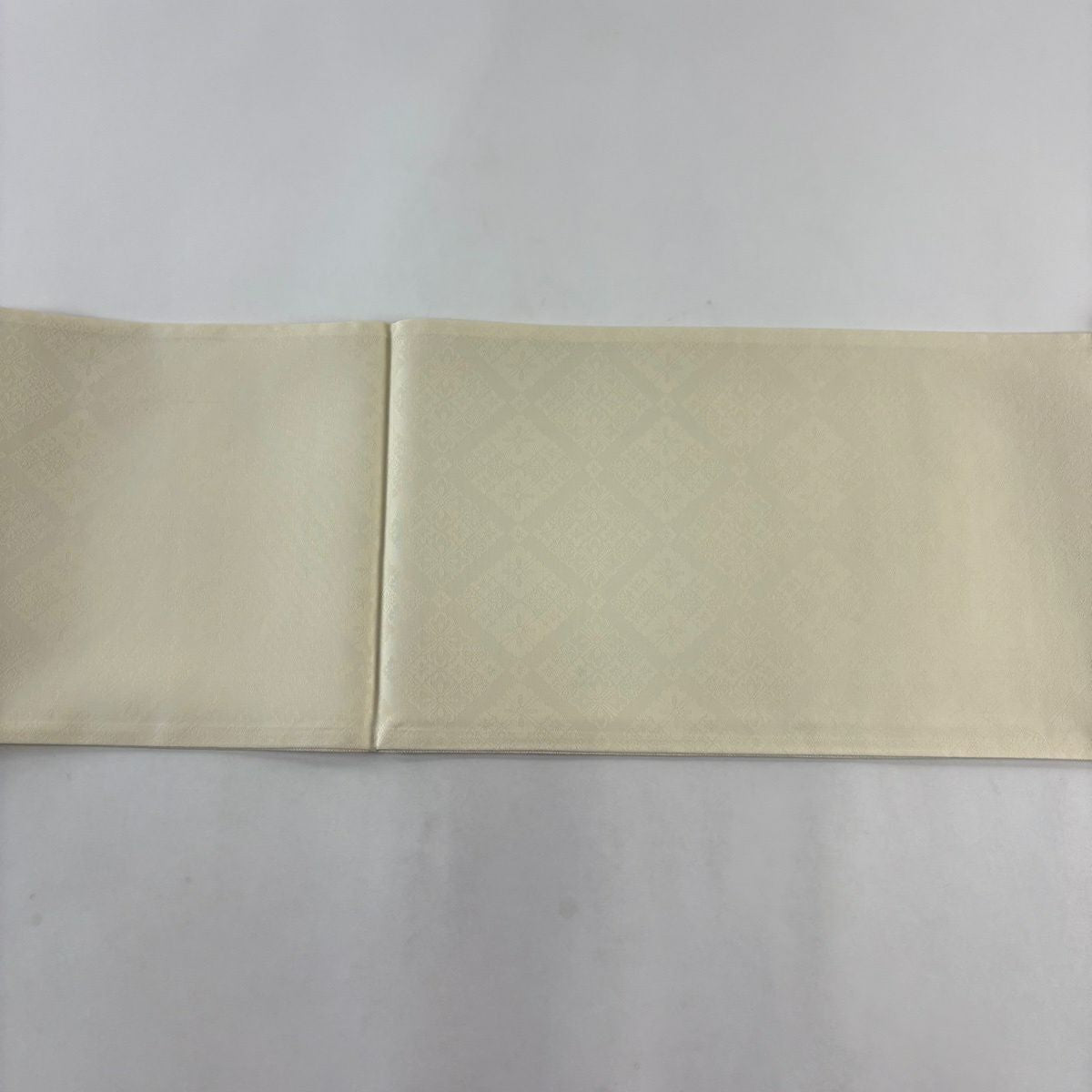 【美品】 袋帶 秀品級 樱花 雪轮 金丝 金金箔 淡绿 六通 純蠶絲