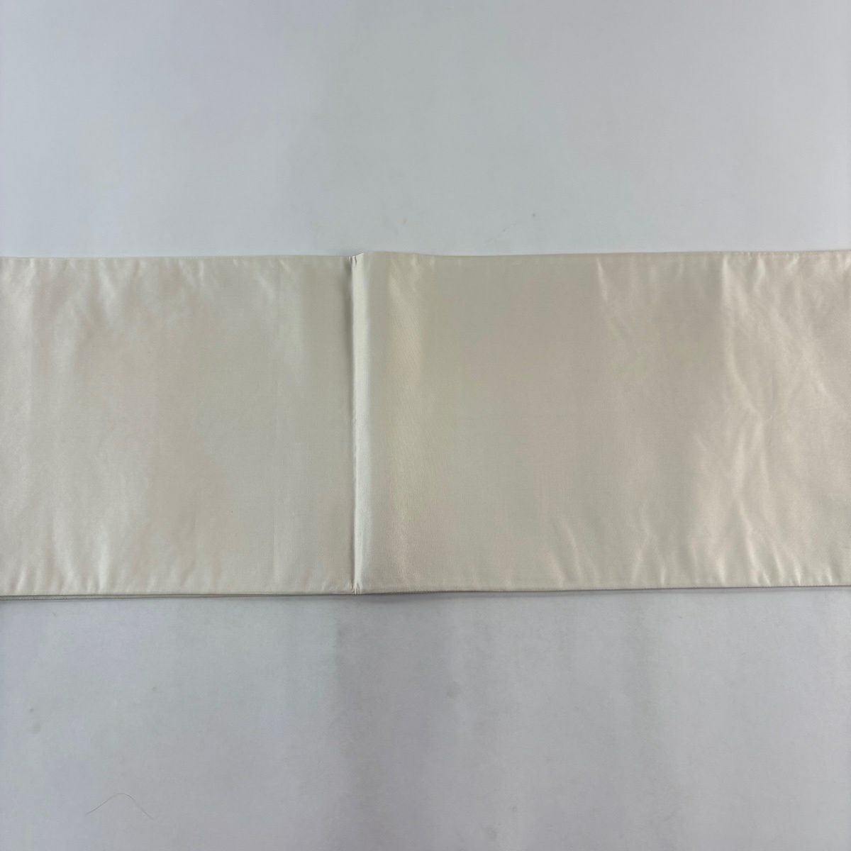 【美品】 袋帶 秀品級 向仙鶴 若松樹 金銀絲 淺粉色 六通 純蠶絲
