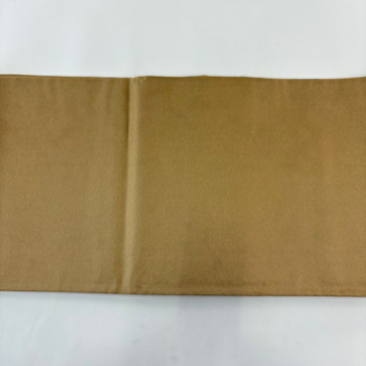【美品】 袋帶 名品級 草花紋 花唐草紋 金絲 金金箔 黃土 深色 六通 純蠶絲