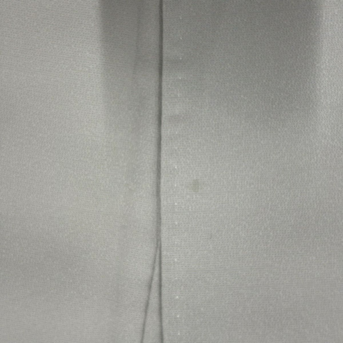 訪問服 身長163.5cm 袖長65.5cm M 雙層 落款あり 牡丹 草花紋紋 漸層 灰色 純蠶絲 名品級