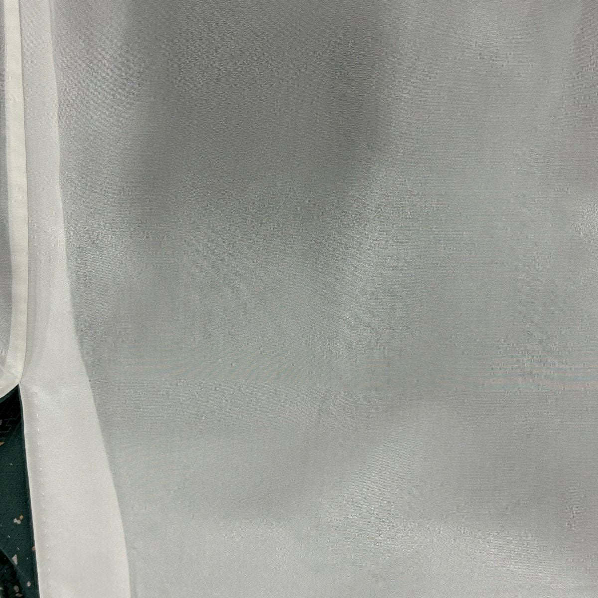 付下 身長161.5cm 袖長68cm L 雙層 流水 幾何學 金銀彩 綠 純蠶絲 秀品級