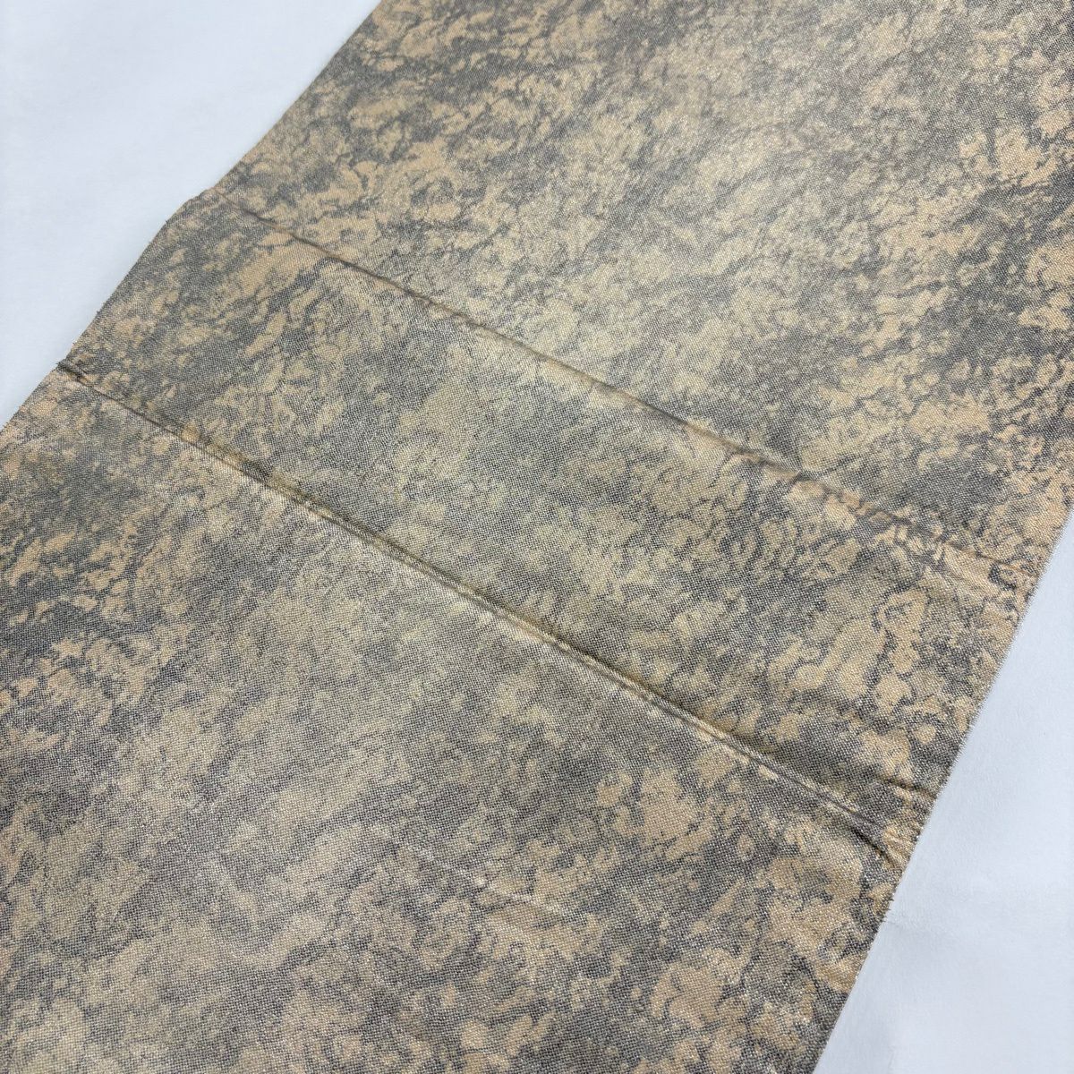 袋帶 秀品級 花唐草紋 幾何圖案 金銀彩 螺鈿 灰茶 大鼓圖案 純蠶絲