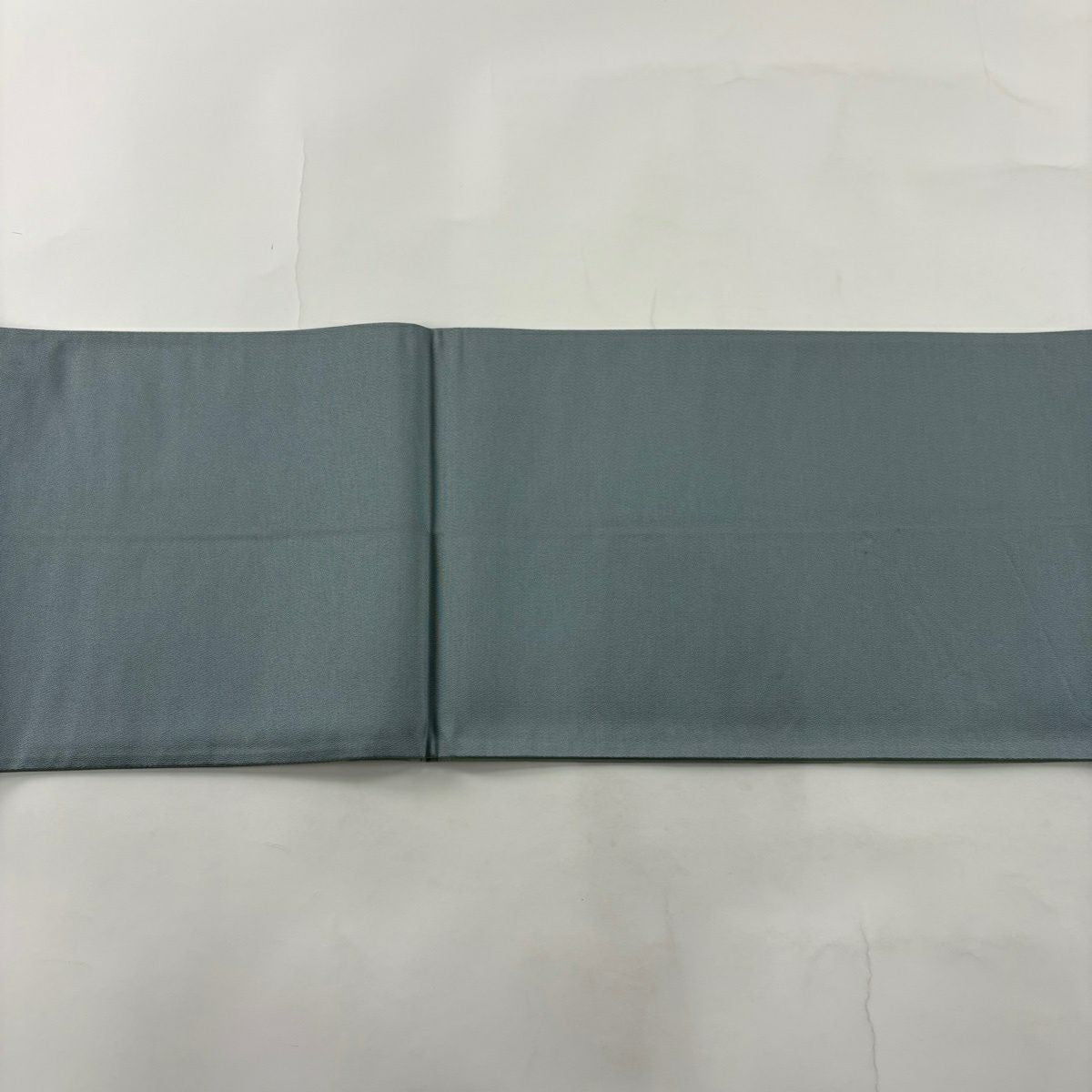 【美品】 袋帶 秀品級 樱花 波頭 金銀線 唐織 青灰 六通 純蠶絲