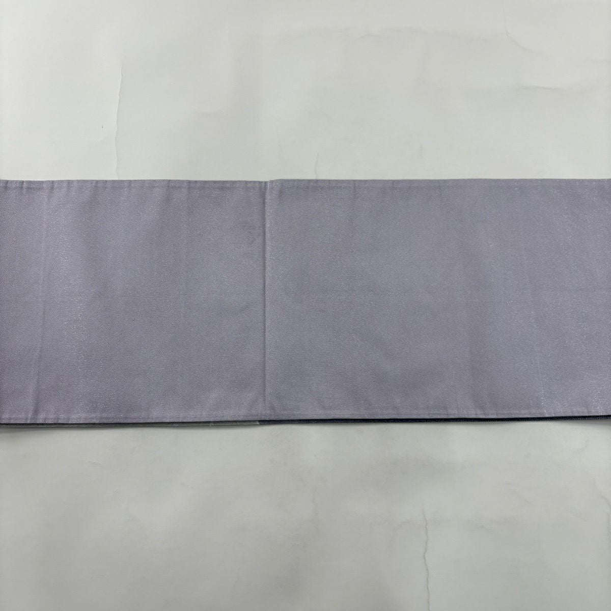 【美品】 袋帶 秀品級 霞 金銀絲 淺紫 お太鼓圖案 純蠶絲