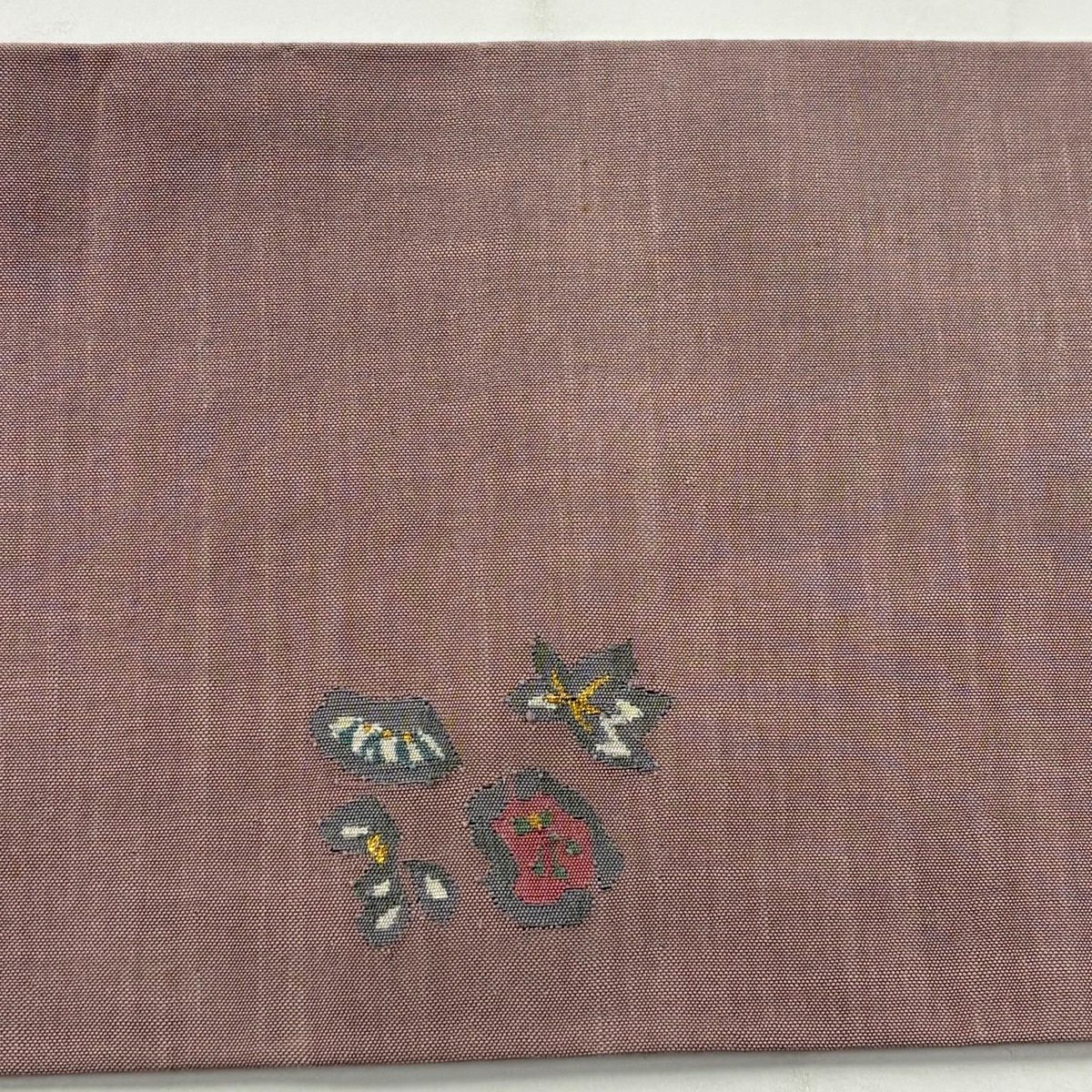 名古屋帶 秀品級 松樹竹子梅花 流水 金絲 灰紫 純蠶絲