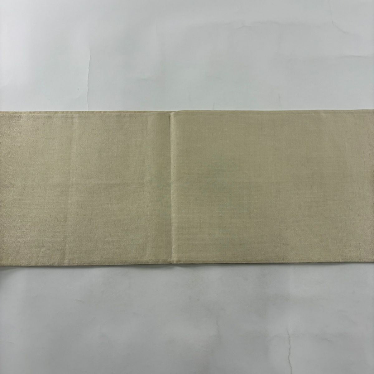 【美品】 袋帶 優品級 幾何學 奶油色 大鼓圖案 純蠶絲