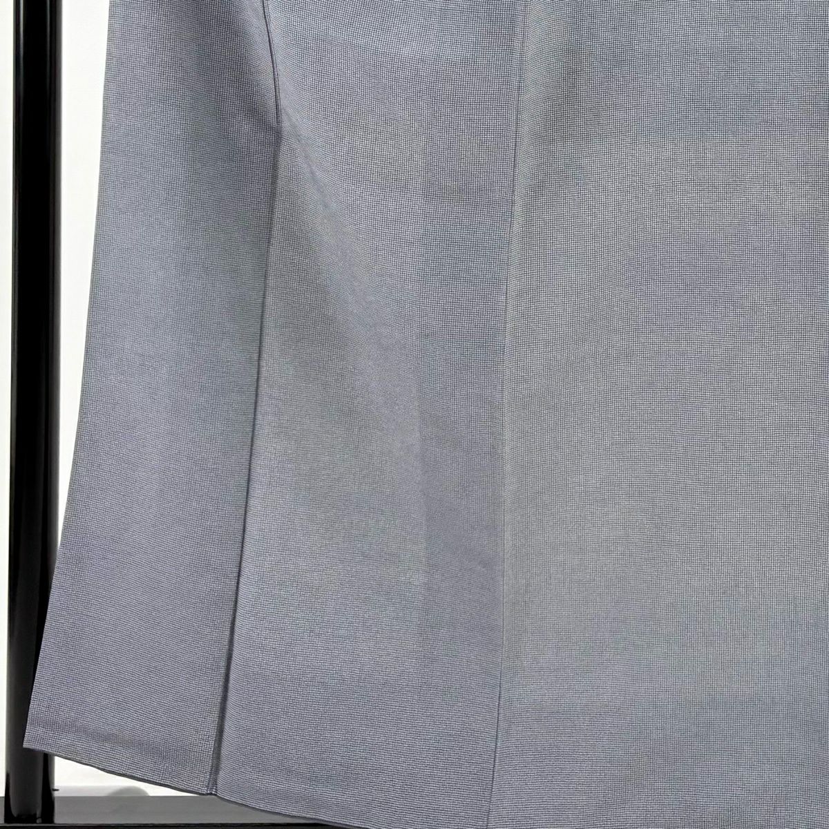 江戶小紋 身長159cm 袖長62.5cm S 雙層 角通 青灰 純蠶絲 秀品級 一個紋