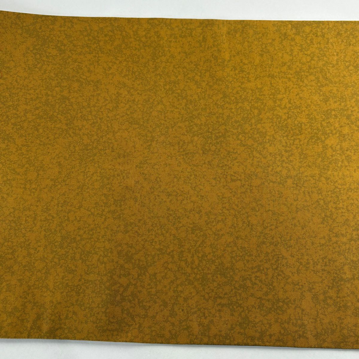 【美品】 袋帶 秀品級 幾何學 絞染 彩 茶綠 深藍色 正蠶絲