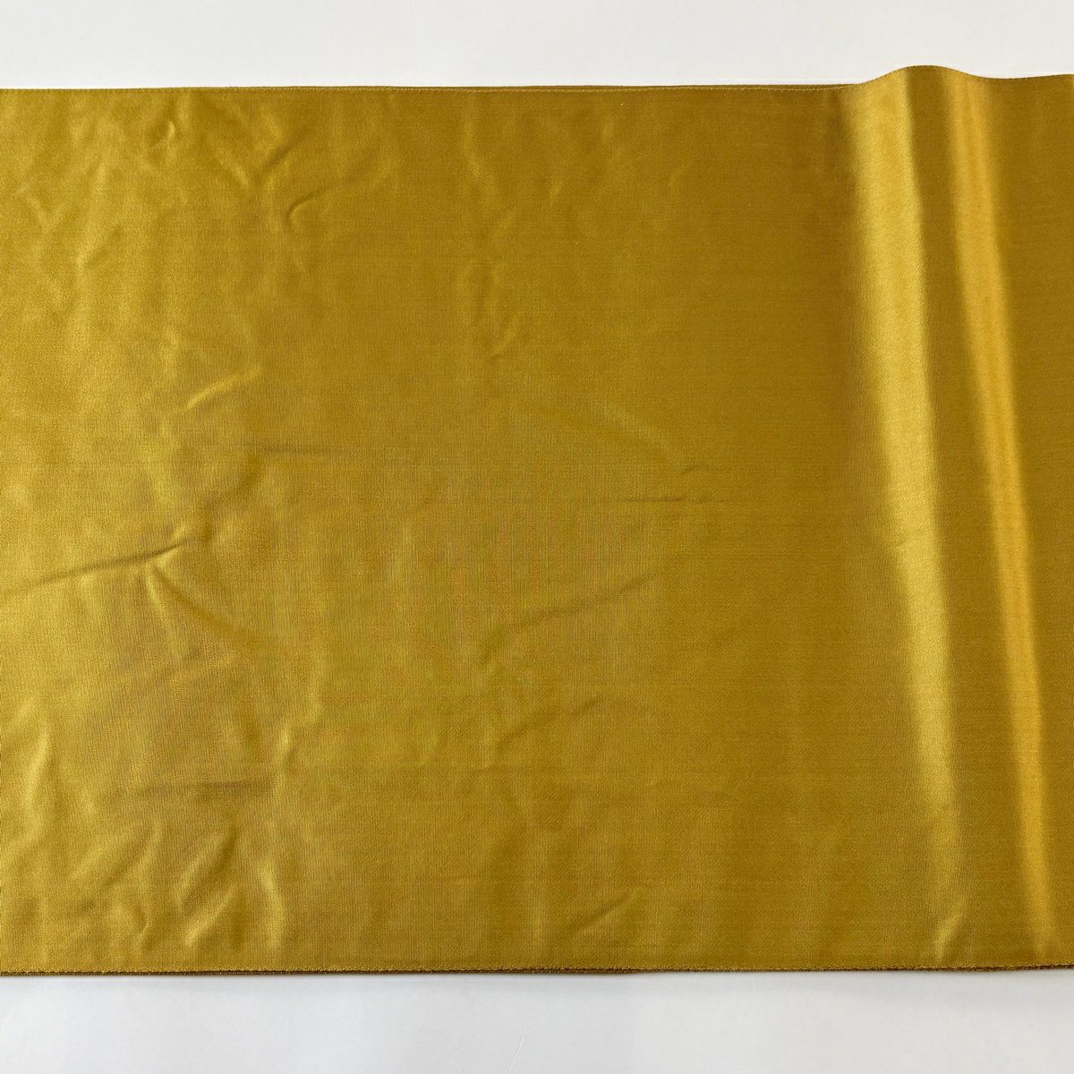 【美品】 袋帶 秀品級 華紋 仙鶴 金絲 金金箔 金色 六通 純蠶絲