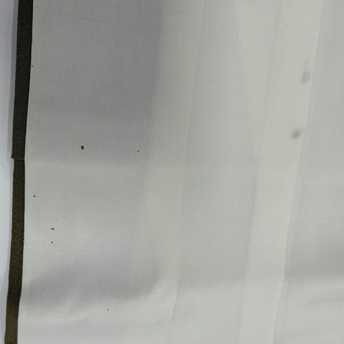 訪問服 身長156.5cm 袖長63.5cm S 雙層 落款あり 吹寄 茶綠 純蠶絲 秀品級