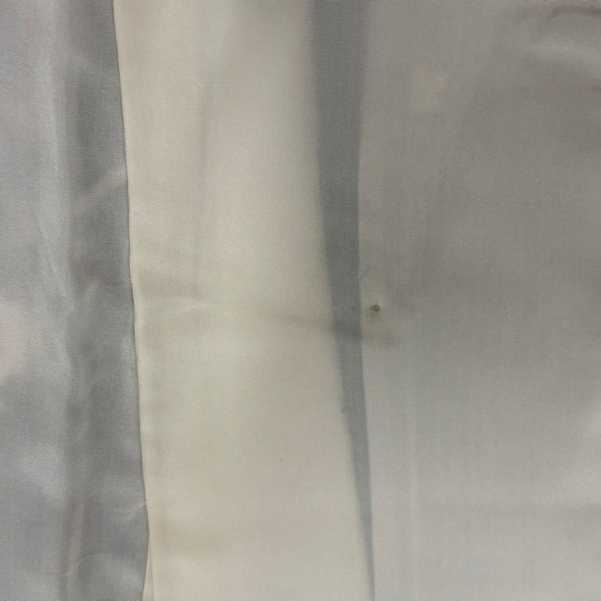振袖禮服 身長156cm 袖長64.5cm M 雙層 菊花 桐 金銀彩 染分 灰綠 純蠶絲 秀品級
