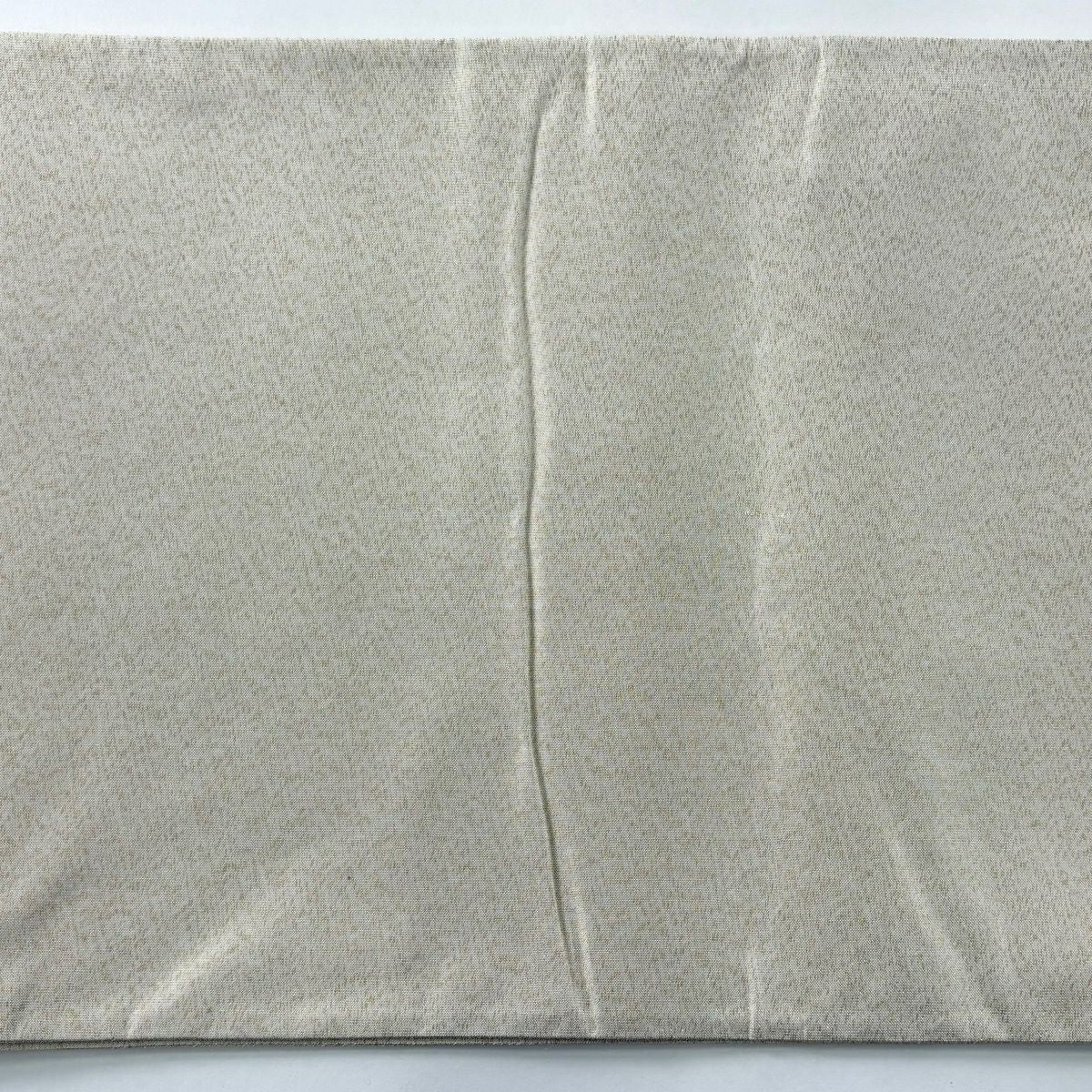 【美品】 袋帶 秀品級 波 霞 金銀線 綴織 奶油 六通 純蠶絲