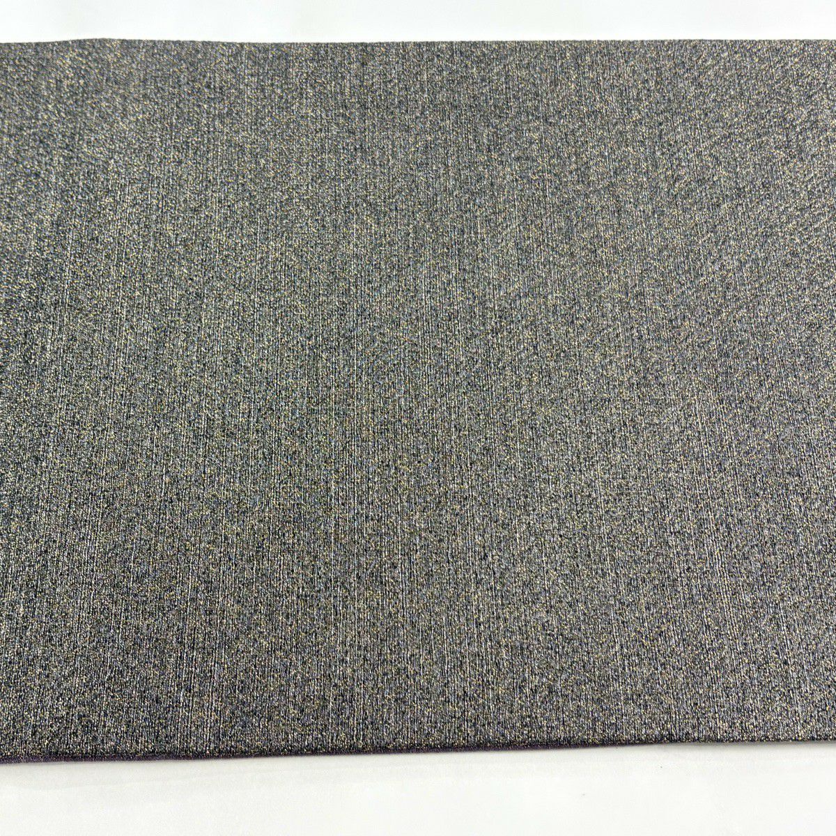 【美品】 袋帶 秀品級 松樹皮菱 花 金銀彩 灰紫 お太鼓圖案 純蠶絲
