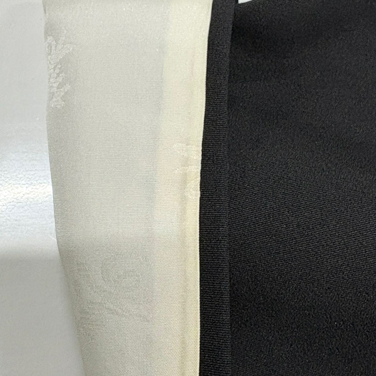 黑留袖禮服 身長155cm 袖長64cm M 雙層 有落款 風景 仙鶴 漸層 黑 純蠶絲 優品級