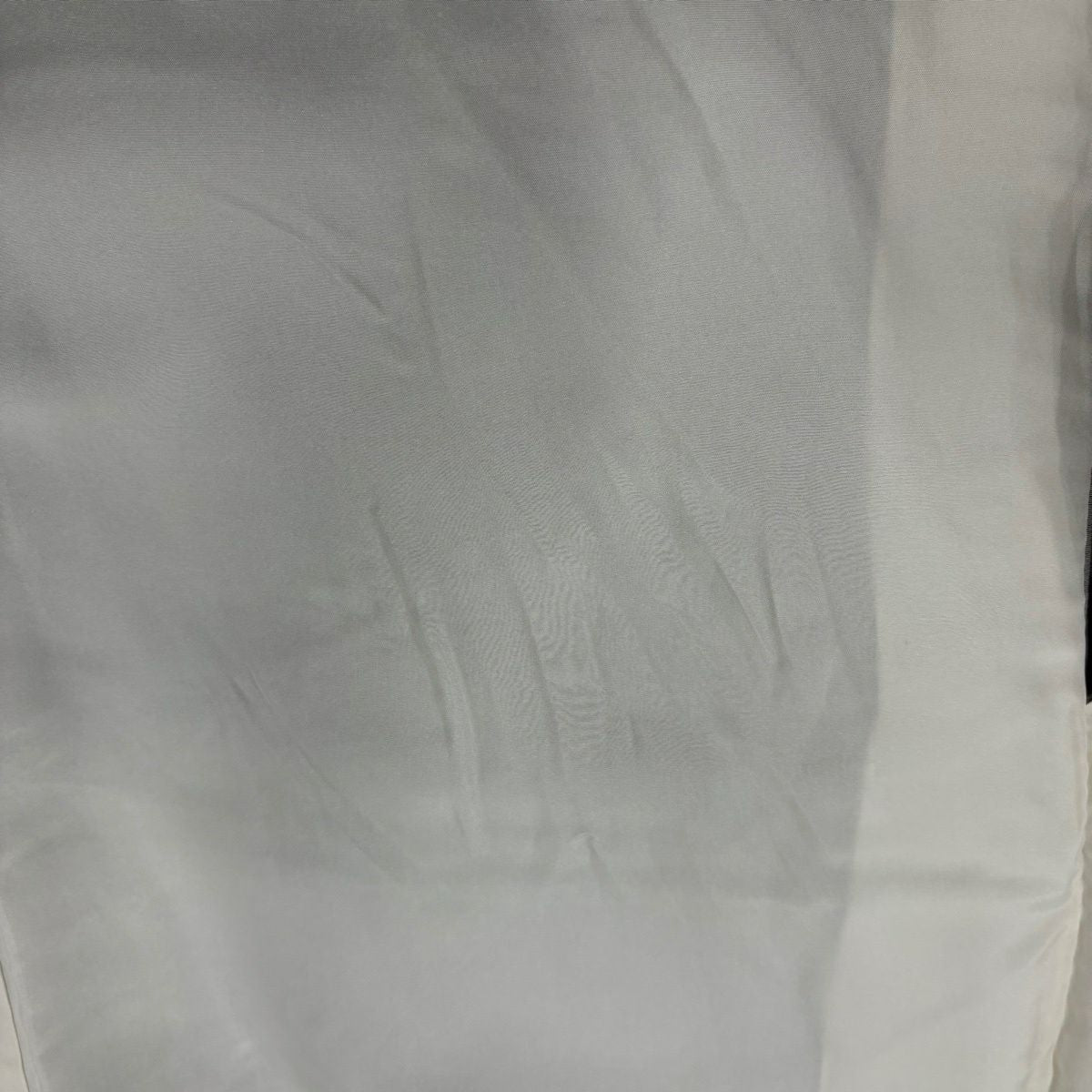 付下 身長156.5cm 袖長66cm M 雙層 裾暈染 灰 純蠶絲 秀品級 一個紋