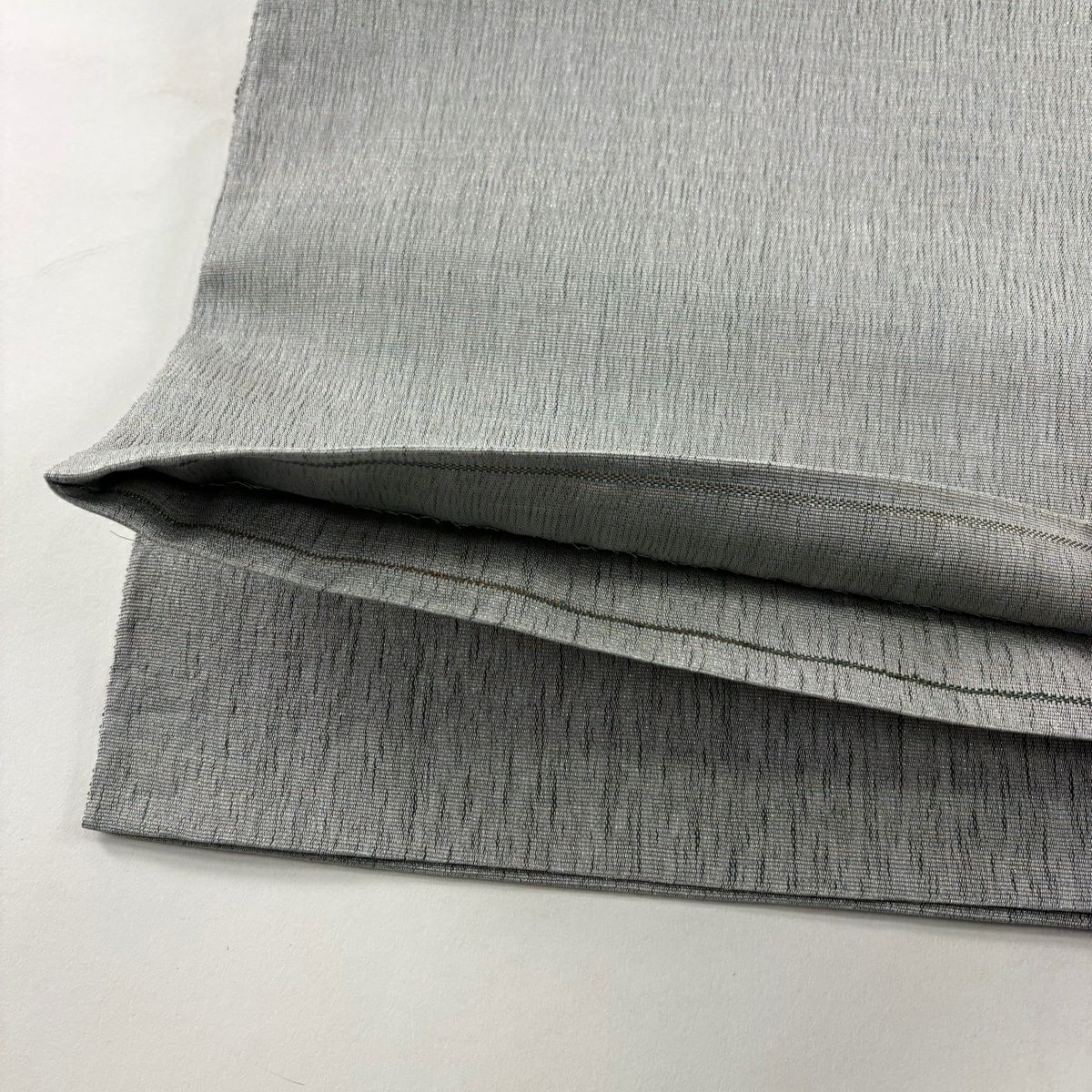 【美品】 袋帶 秀品級 枝梅花 霞 金銀彩 灰 深藍色 お太鼓柄 純蠶絲