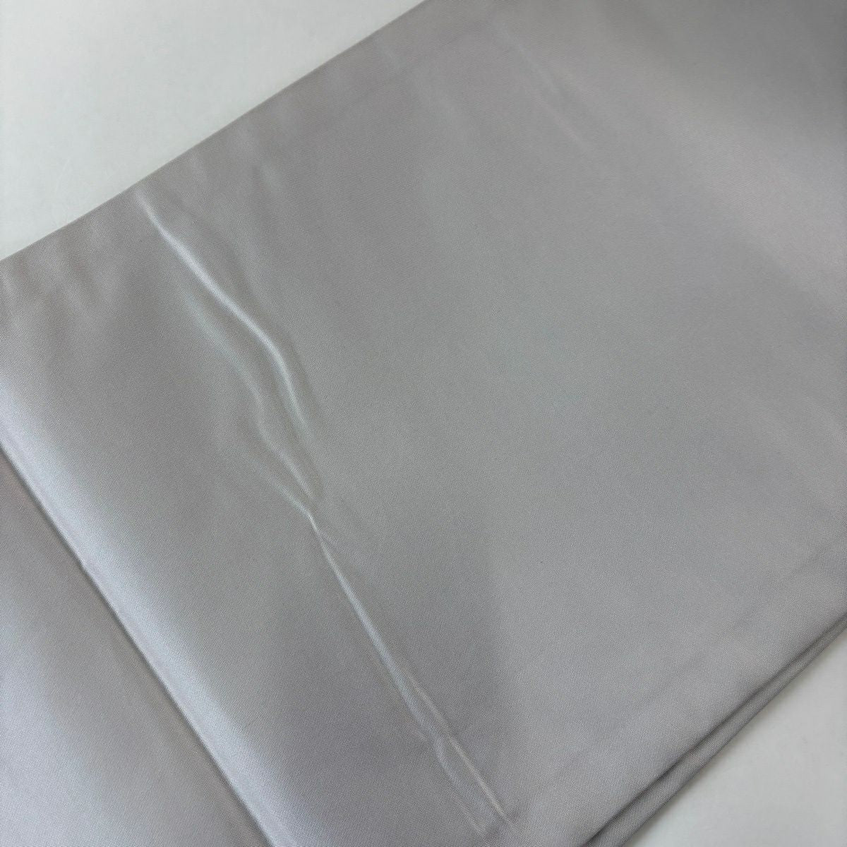 開口名古屋帶 優品級 幾何圖案 金銀彩 灰色 純蠶絲