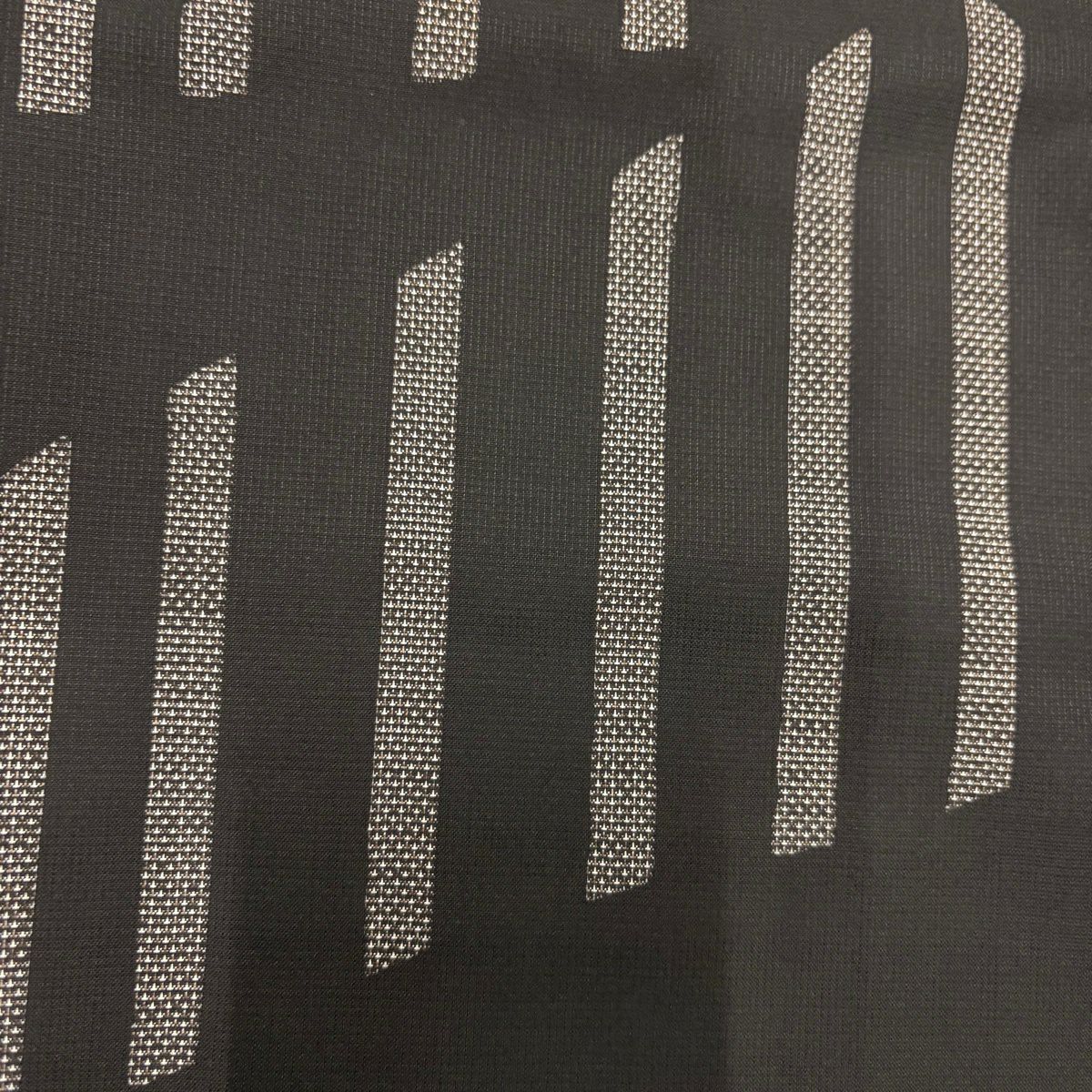 【美品】 付下 身長158.5cm 袖長66.5cm M 雙層 大島紬織地 證書附帶 幾何學圖案 焦茶 純蠶絲 優品級