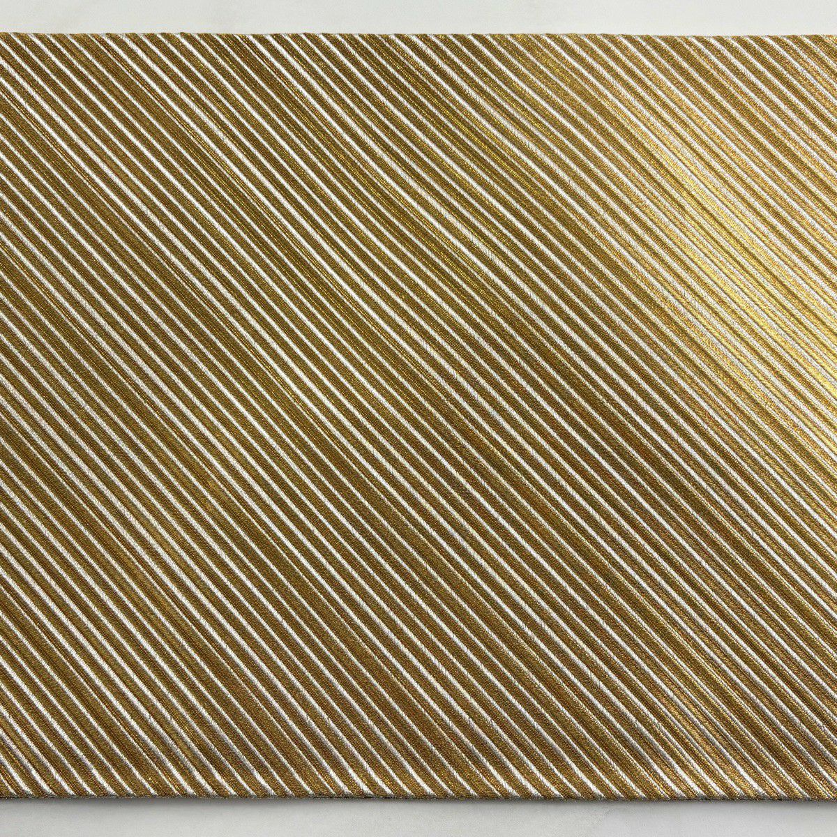 【美品】 袋帶 秀品級 斜紋 金銀絲 金金箔 金色 大鼓圖案 純蠶絲