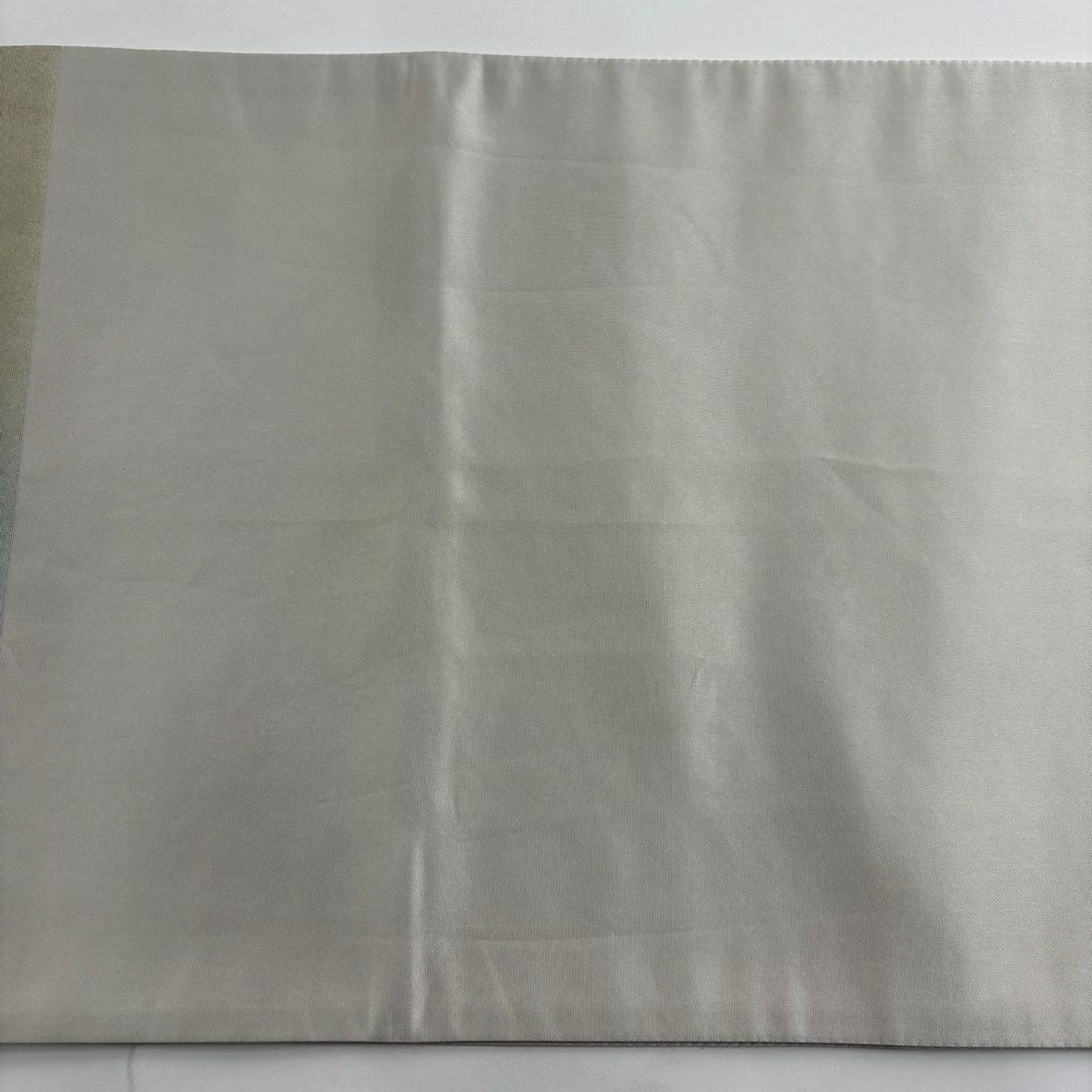 袋帶 秀品級 華紋 草花紋紋 螺鈿 青灰 純蠶絲