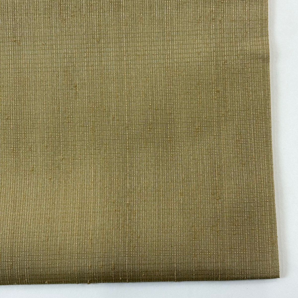 【美品】 名古屋帶 逸品級 企鵝 金彩裝飾 染分 薄茶 純蠶絲