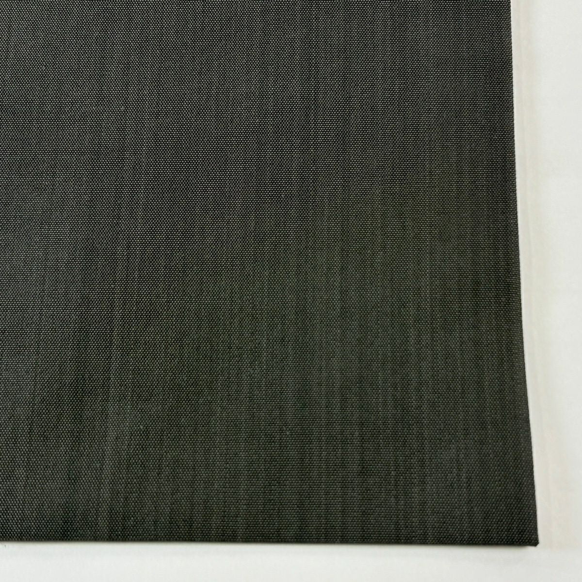 【美品】名古屋帶 逸品級 藤山千春 吉野間道 黑灰 純蠶絲