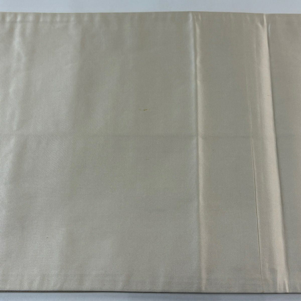 袋帶 秀品級 花鳥 圓文 金絲 刺繡 米色 六通 純蠶絲