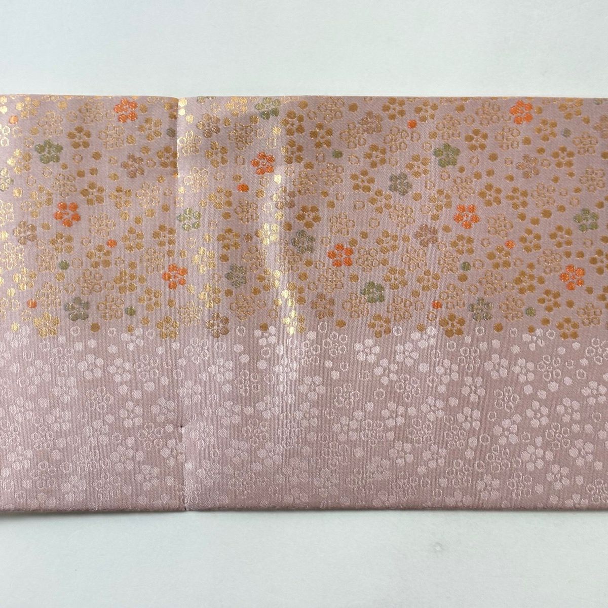 名古屋帶 秀品級 證書齊全 梅花花 金金箔 粉色 純蠶絲