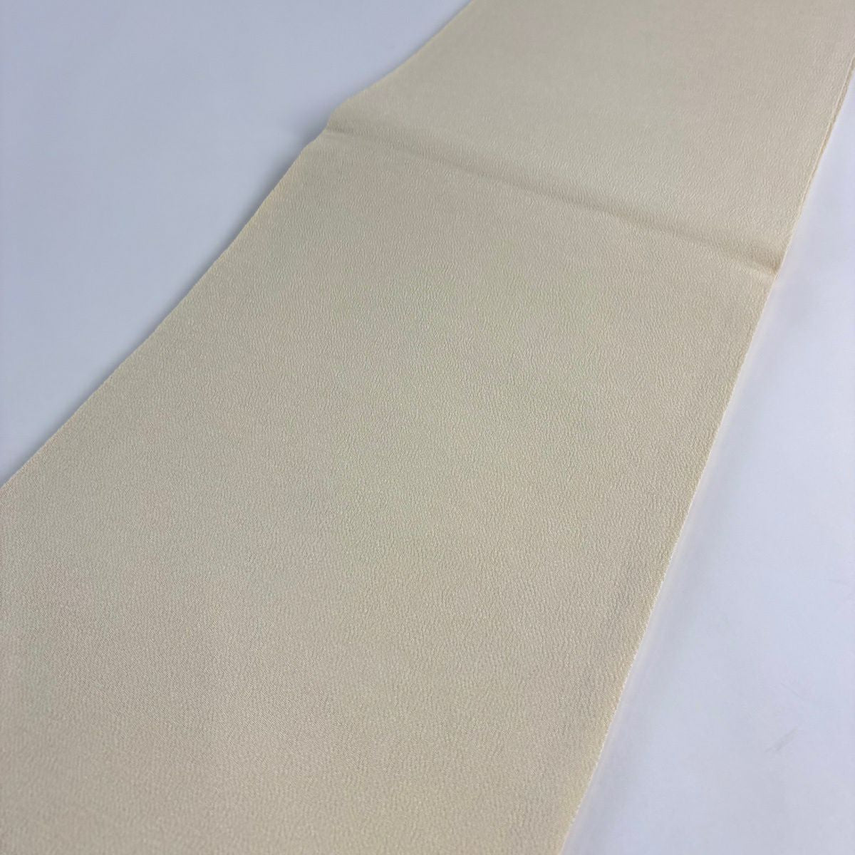 【美品】 開口名古屋帶 優品級 米色 純蠶絲