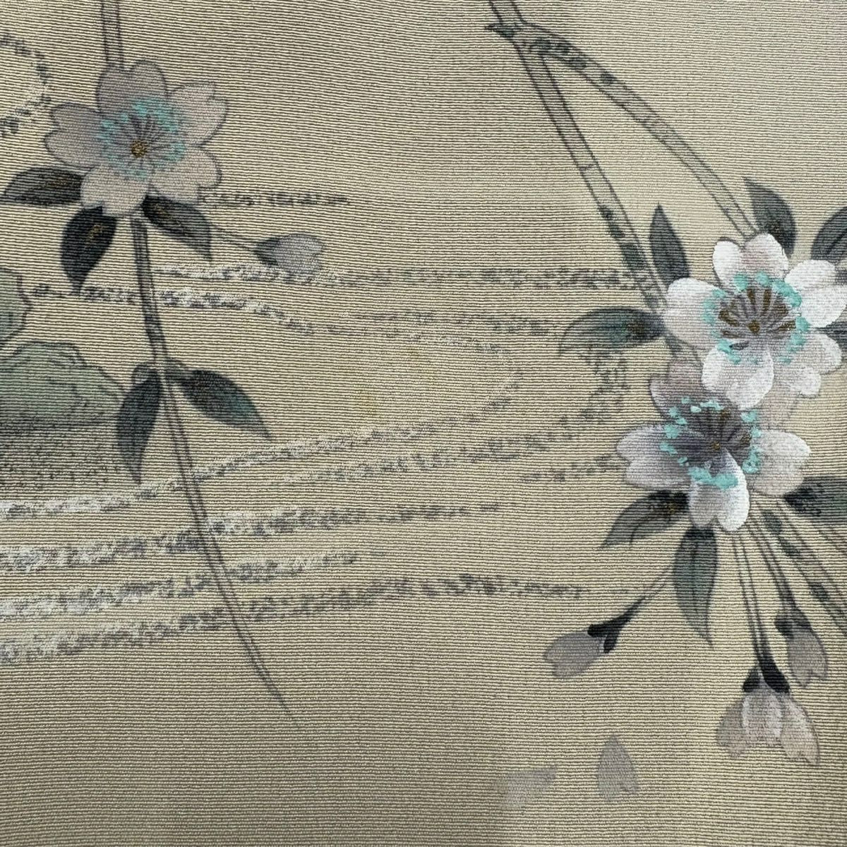 訪問服 身長158.5cm 袖長64cm M 雙層 櫻花 仁和寺 漸層 紫 純蠶絲 優品級